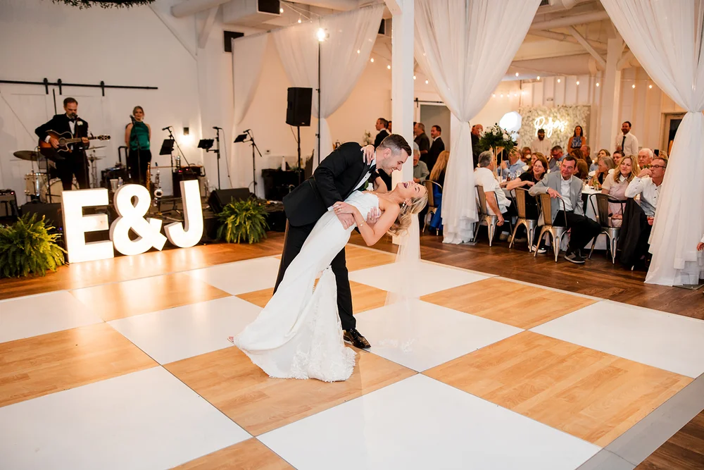 Bride and groom first dance at their wedding at 14TENN in Nashville