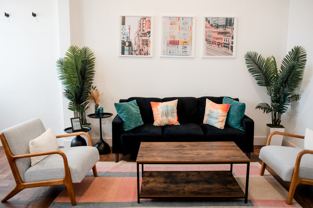 Client Suite at 14TENN Wedding and Event Venue in Nashville, TN