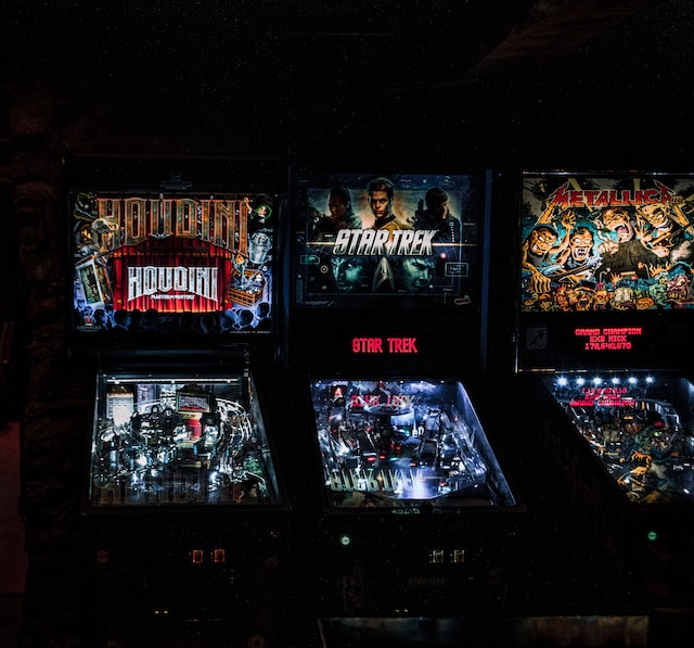 Video games at an arcade in Nashville, Tennessee