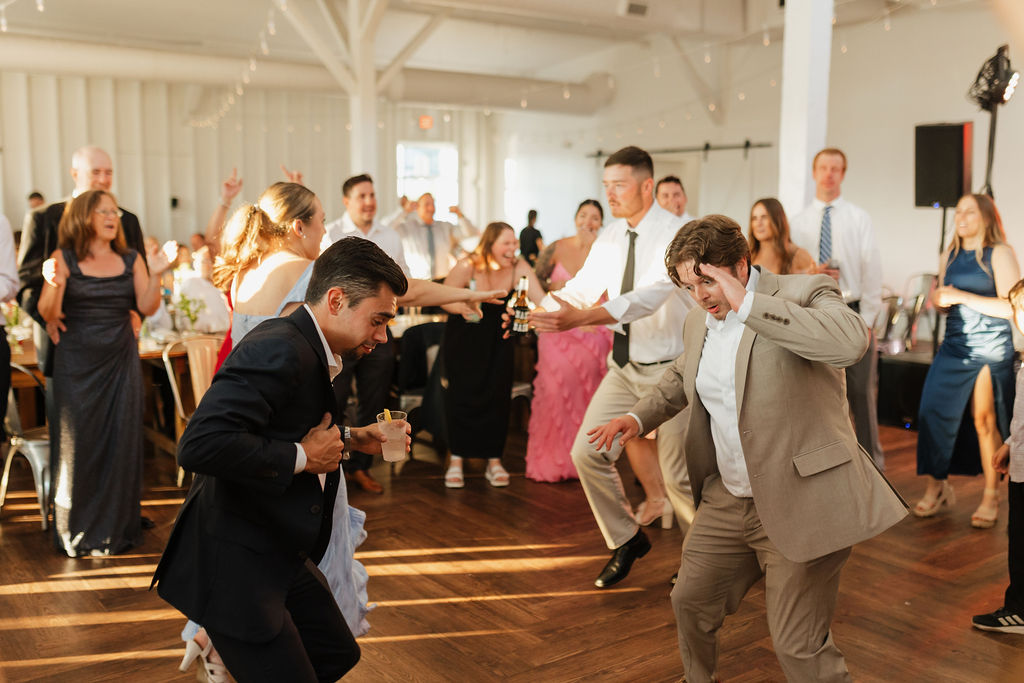 Wedding reception dance party