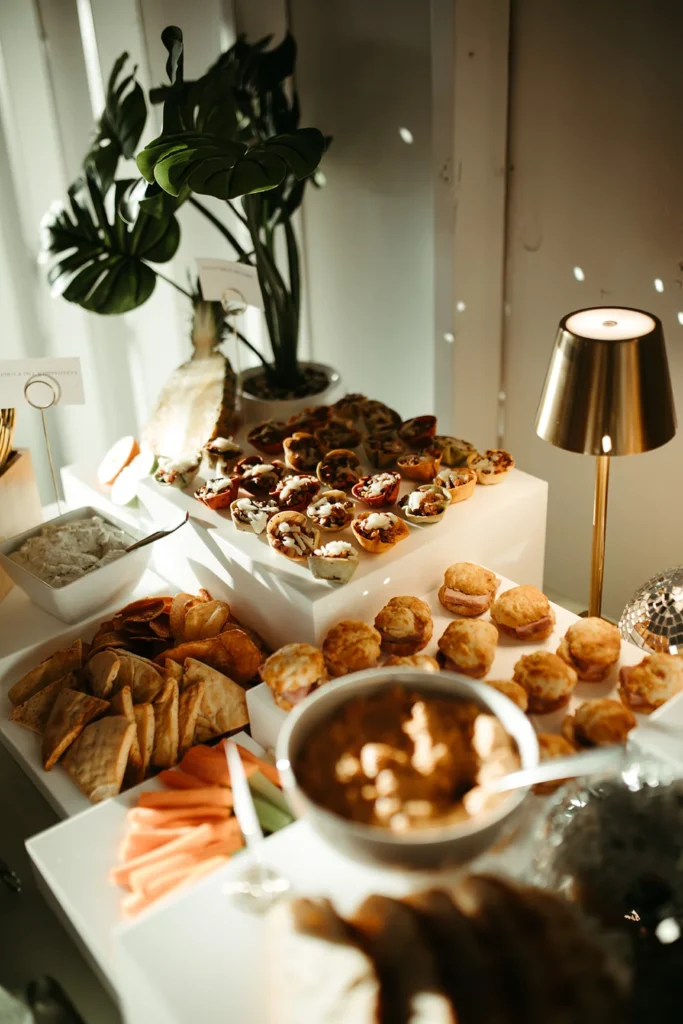 Dessert display at 14TENN in Nashville