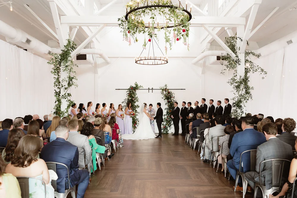 Wedding ceremony at 14TENN in Nashville, TN