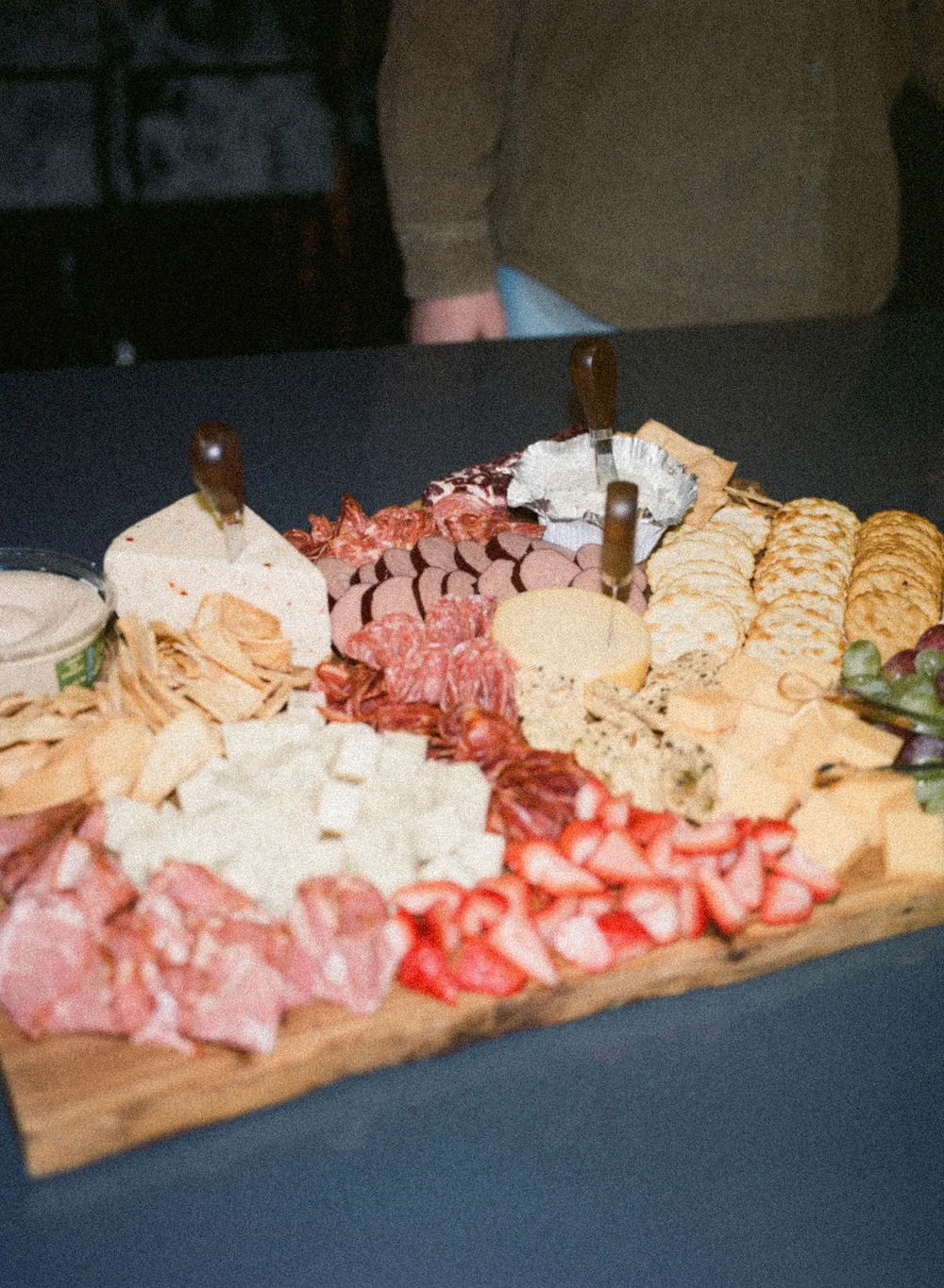 Charcuterie display from a local Nashville caterer at 14TENN 